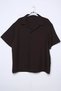 Men's Short Sleeve Apaş Collar Oversize Shirt - 3