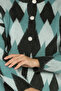 Pearl Buttoned Geometric Patterned Hijab Knitwear Cardigan (Available in Sizes S-M-L-Xl.) - 4