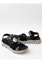 Women's Comfortable Platform Sandals – Lightweight Cushioned Sole, Elastic Cross-Strap Design, Adjustable Ankle Strap, Casual Walking Sandals