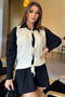 Women's Knitted Patterned Tie-Up Knitwear Vest - 2
