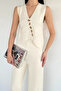 Vest, Trousers, Knitwear, Two-Piece Set - 3