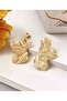 Elegant Half Flower Model Earrings - 2