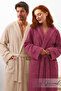 Venora |   Cotton Unisex 2-Piece Ribbed Hooded Bathrobe Set |   Bathrobe |   Ultra Soft |   Bathrobe Set |   Dowry - 3