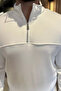 Men's Stand Collar Half-Zip Three-Thread Ribbed Sweatshirt - 4