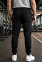 Men's Printed Ribbed Sweatpants - 2