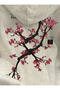 Unisex Men/Women Pink Tree Colorful Custom Printed Cotton Oversize Hooded Sweatshirt - 4