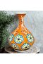 Handmade Turkish Ceramic Vase, Decorative Art Piece, 20 cm - 2