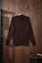 Men's Self-Patterned Polo Collar Knit Sweater - 3