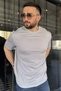 Crew Neck Basic Men's T-Shirt - 2