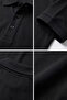 Men's Polo Collar Half Button T-Shirt - 4