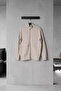 Men's Zippered Double Pocket Pique Jacket - 4