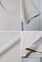 Men's V-Neck Lycra T-Shirt - 4