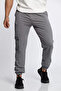Men's Sweatpants with Elastic Waist and Cuffs and Cargo Pockets - 2