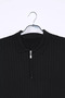 Men's Polo Collar Half Zipper Self-Line Patterned Knitwear Sweater - 4
