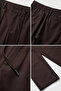 Men's Elastic Waist Lace-Up Pants Jogger Pants - 4