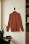 Men's Turtleneck Patterned Knitwear Sweater - 4