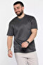 Men's Crew Neck Lycra T-Shirt with Stitching Detail - 2
