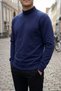 Men's Half Turtleneck Embroidered Sweatshirt - 2