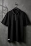Men's Polo Collar Half Zipper T-Shirt - 2