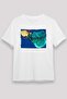 Aquarius Zodiac Sign Written Aquarius Printed T-Shirt