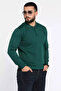Polo Neck Half Zip Men's Knitwear Sweater - 2