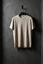 Men's Crew Neck Striped Patterned Lycra Knitwear T-Shirt - 3