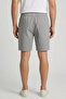 Men's Elastic Waist Linen Shorts - 2