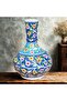 Handmade Turkish Ceramic Decorative Vase - 20 cm - 2