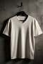 Men's V-Neck Lycra T-Shirt - 3