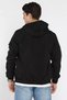 Hooded Lined Men's Seasonal Coat with Sleeve Pocket Detail - 3