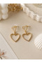 Hanging Heart Shaped Earrings