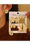 Yellow Tone Five-Piece Earring Collection - 2