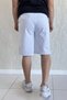 Men's Shorts with Elastic Waistband and Stripe Detail and Pockets - 3