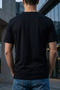 Men's Zigzag Patterned Crew Neck T-Shirt - 2