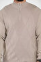 Men's Half-Zipper Patterned Knit Sweater - 4