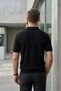 Men's Polo Neck Lycra Knitwear T-Shirt - 4