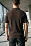 Men's Ribbed Polo Neck T-Shirt - 4