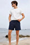 Men's Elastic Waist Pocketed Swim Shorts - 2