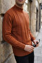 Men's Turtleneck Patterned Knitwear Sweater - 2
