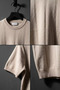 Crew Neck Men's Knitwear T-Shirt - 2