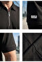 Men's Polo Collar Half Zipper T-Shirt - 4