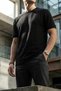 Men's Self-Printed Crew Neck T-Shirt