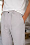 Men's Jogger Pants with Elastic Waist and Ties - 3
