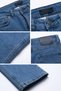 Men's Slim Fit Skinny Jeans Trousers - 4
