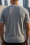 Sleeve Collar Striped Knitwear T-Shirt - 4