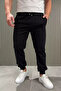 Ribbed Leg Jogger Sweatpants