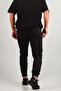 Men's Sweatpants with Elastic Waist and Cuffs and Cargo Pockets - 4