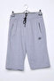Men's Plus Size Elastic Waist Shorts - 4