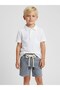 Boy's Patterned Soft Textured Design Shorts - 5