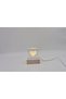 Premium Design Heart Motif USB Built-In Desktop Crystal Square - Stylish Decorative Night Light and Table Ornament